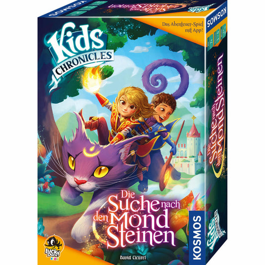 KOSMOS Kids Chronicles - Die Suche nach den Mondsteinen, Kooperatives Abenteuerspiel, Brettspiel, Familienspiel, 683368