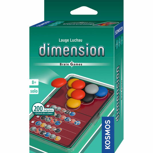 KOSMOS Dimension Brain Games, Gehirnjogging, Geschicklichkeitsspiel, Reisespiel, Solospiel, 683306