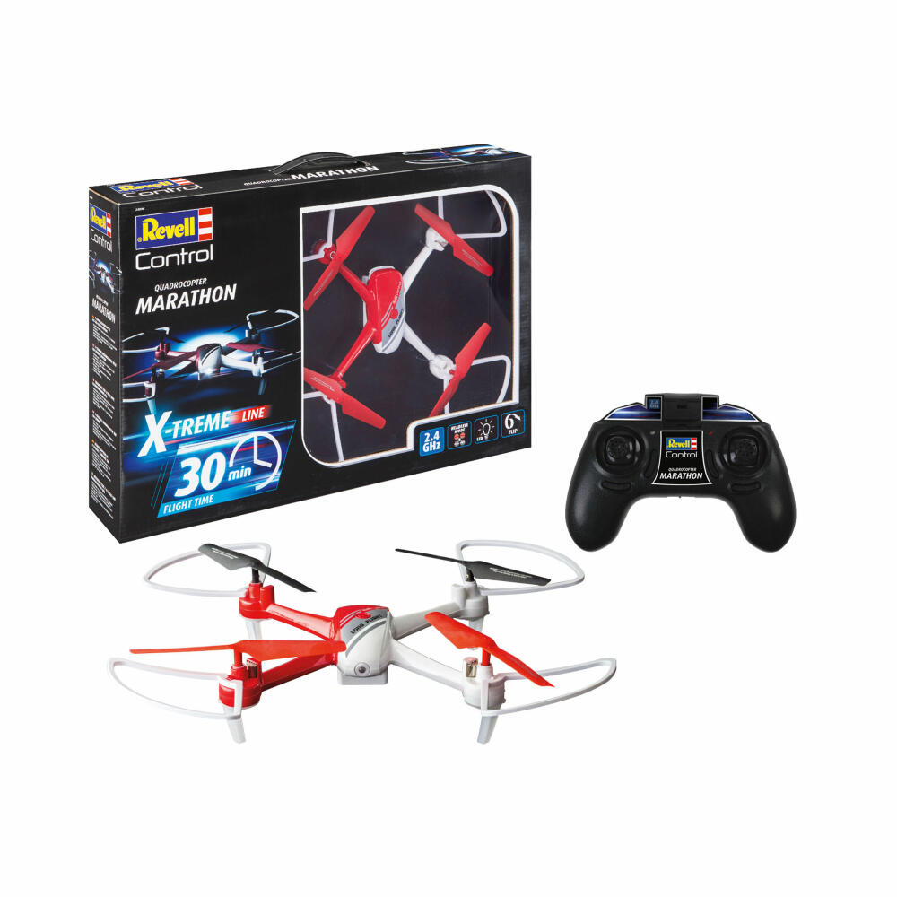 Revell Control X-Treme Quadcopter Marathon, ferngesteuerte Drohne, 2.4 GHz, ab 14 Jahren, 24898