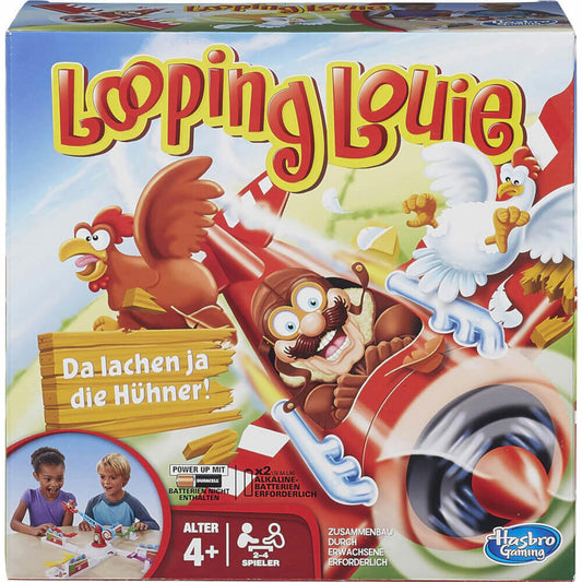 Hasbro Looping Louie, Kinderspiel, Familienspiel, Gesellschaftsspiel, Kinder Spiel, ab 4 Jahre, 15692398