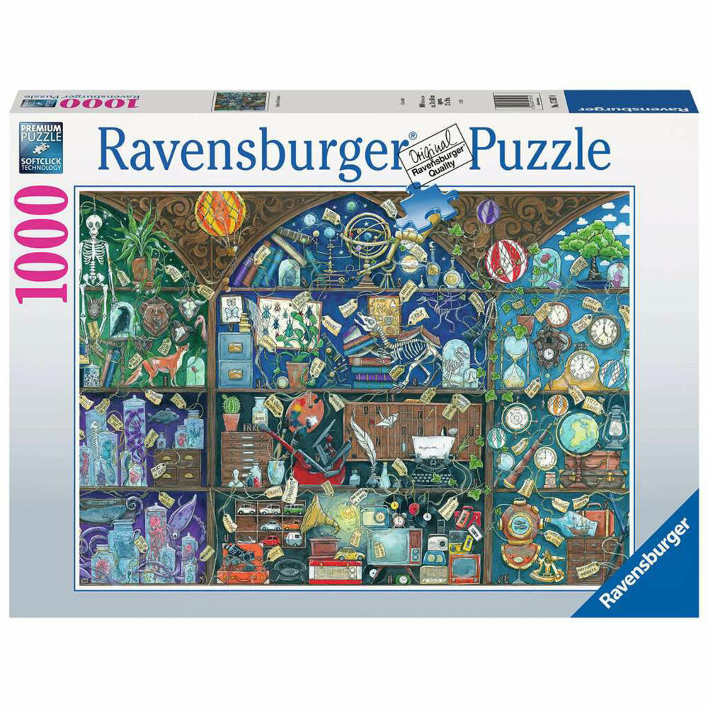 Ravensburger Das Kuriositätenkabinett, 1000 Teile, Erwachsenenpuzzle, Puzzle für Erwachsene, 17597