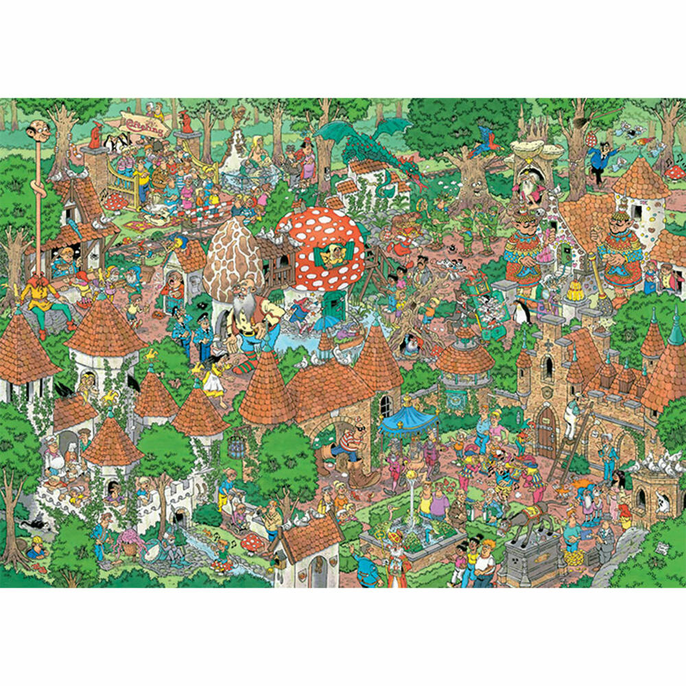 Jumbo Spiele Jan van Haasteren - Märchenwald, Puzzle, Erwachsenenpuzzle, Puzzlespiel, 1000 Teile, 20045