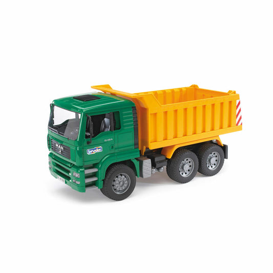 Bruder Baufahrzeuge MAN TGA LKW, mit Kippmulde, Modellfahrzeug, Modell Fahrzeug, Spielzeug, 02765
