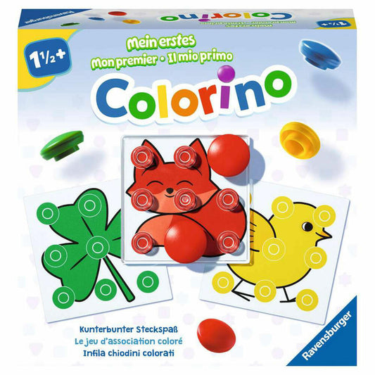 Ravensburger Mein erstes Colorino, Farblernspiel, Lernspiel, Kinderspiel, Kinder, Farben Lernen, 20981