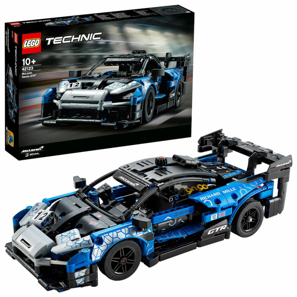 LEGO Technic McLaren Senna GTR, 830-tlg., Bauset, Konstruktionsset, Bausteine, Spielzeug, ab 10 Jahre, 42123