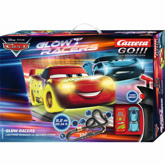 Carrera GO!!! Disney·Pixar Cars Glow Racers, Rennbahn, Rennstrecke, Rennauto, ab 6 Jahren, 20062559