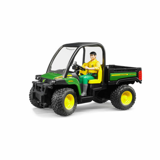 Bruder Landwirtschaft John Deere Gator XUV 855D, mit Fahrer, Modellfahrzeug, Modell Fahrzeug, Spielzeug, 02490