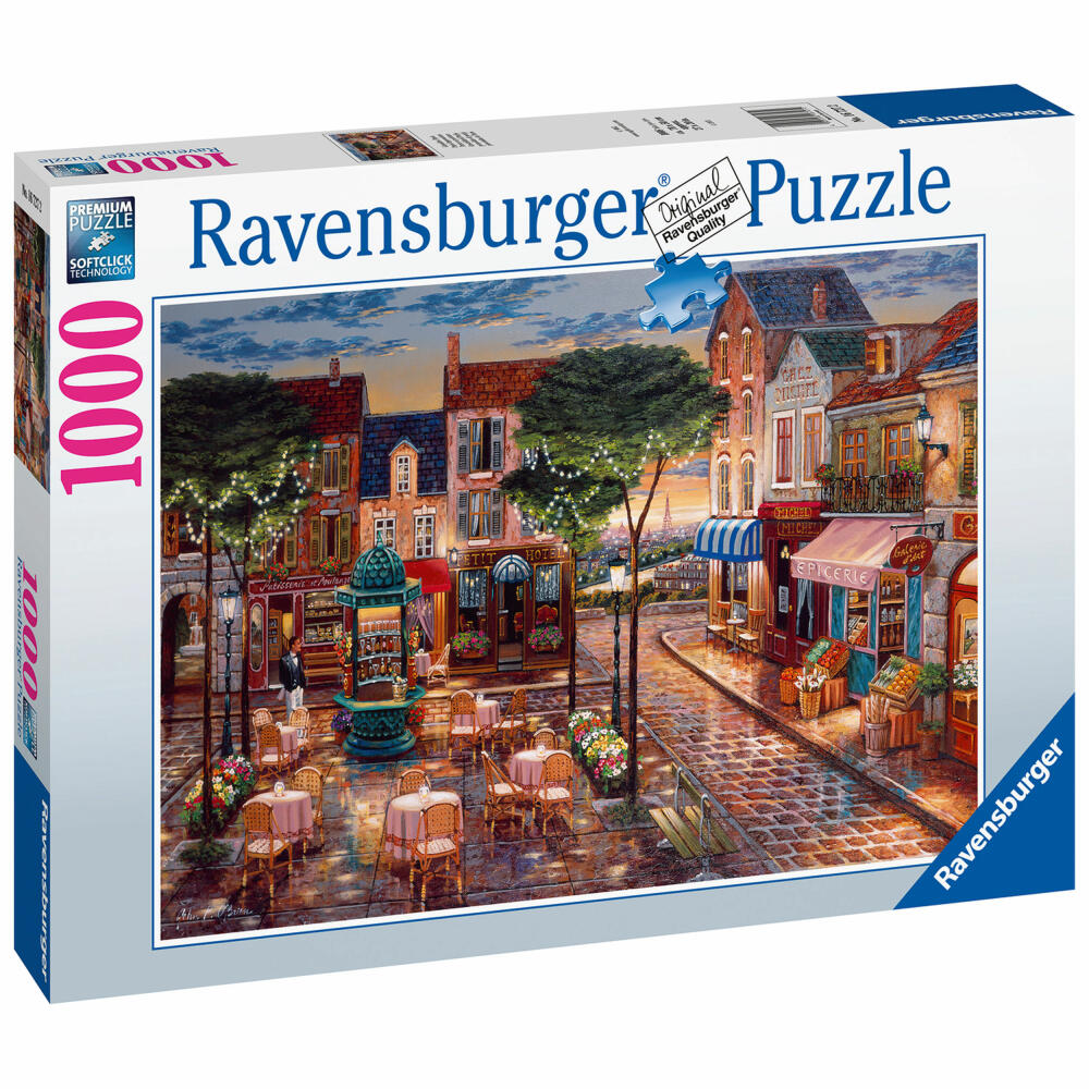 Ravensburger Puzzle Gemaltes Paris, Erwachsenenpuzzle, Erwachsenen Puzzles, 1000 Teile, 16727