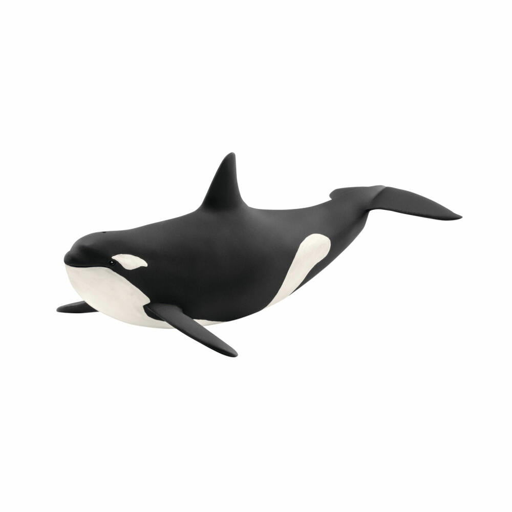 Schleich Wild Life Orka, Wal, Säugetier, Meerestier, Wildtier, Spielfigur, 6.7 cm, 14807