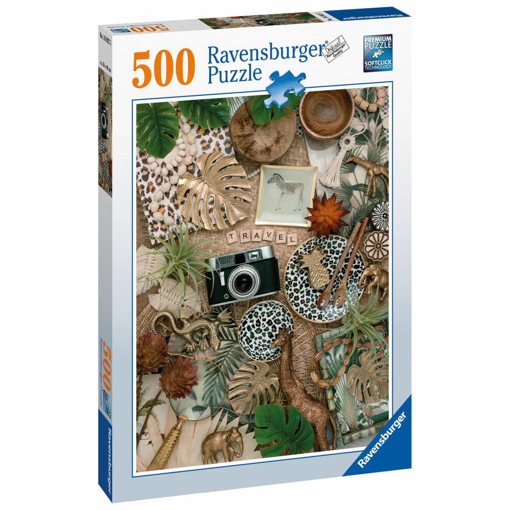 Ravensburger Vintage Stillleben, Erwachsenenpuzzle, Puzzle, 500 Teile, 16982