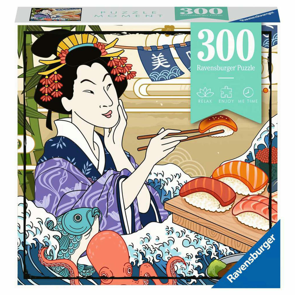 Ravensburger Puzzle Moment Sushi, Erwachsenenpuzzle, Kinderpuzzle, 300 Teile, 17372