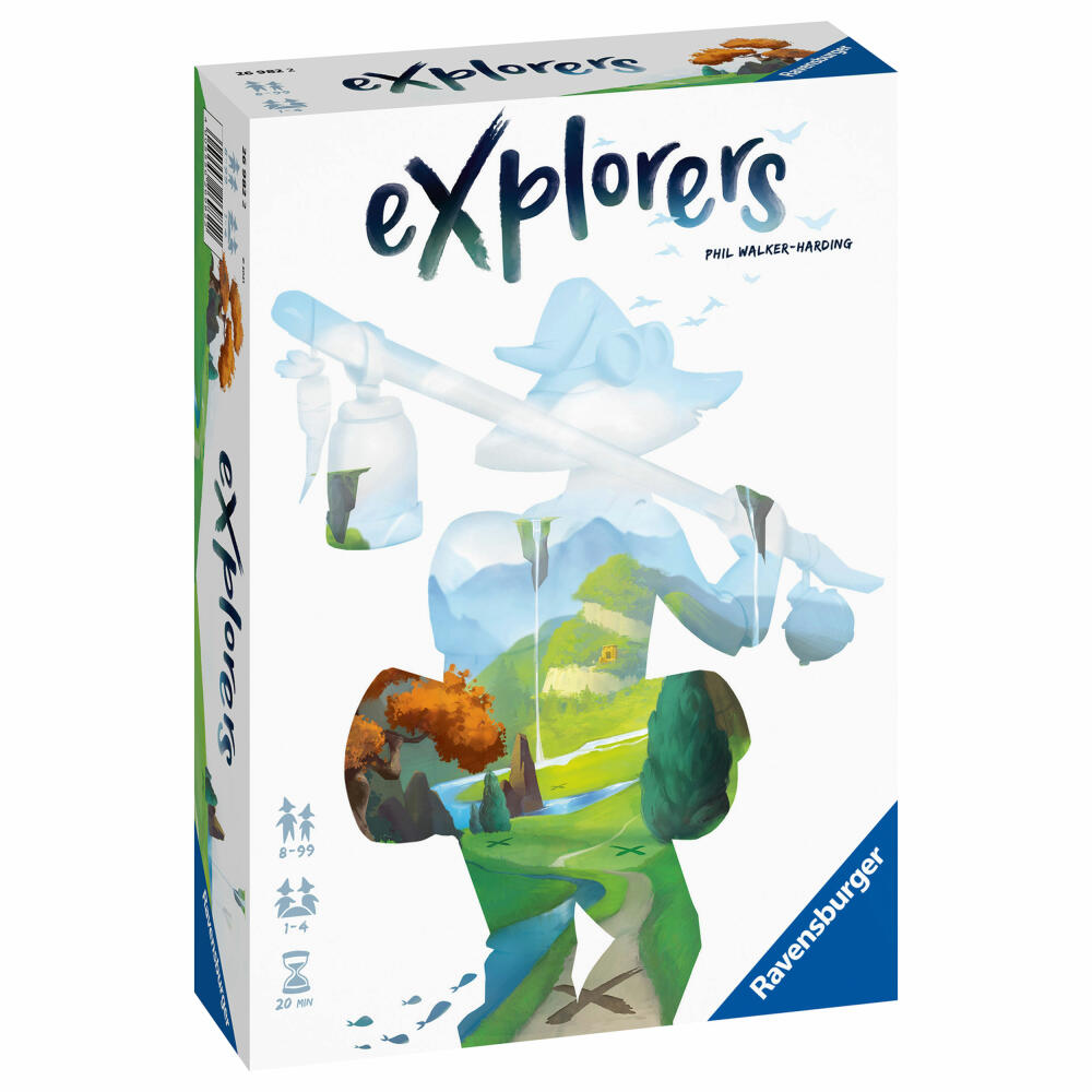 Ravensburger Gesellschaftsspiele Explorers, Familienspiel, Strategiespiel, Strategie Spiel, 26982