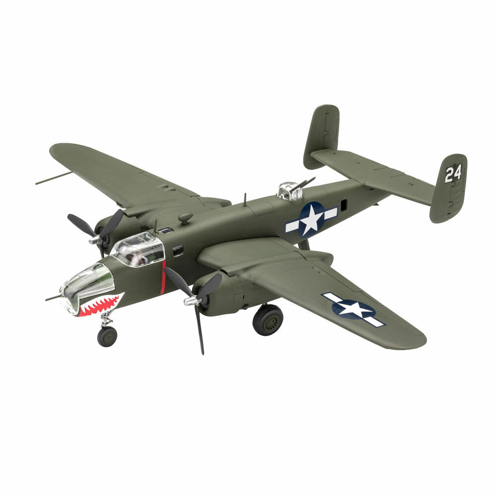 Revell Steck-Modellbausatz B-25 Mitchell easy-click-system, Flugzeug, 44 Teile, 03650