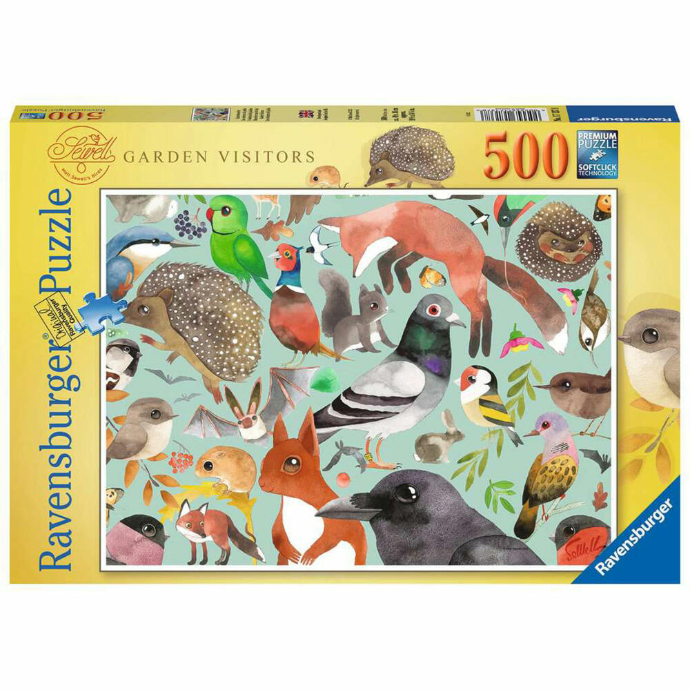 Ravensburger Puzzle Garden Visitors, Erwachsenenpuzzle, 500 Teile, ab 12 Jahren, 17137