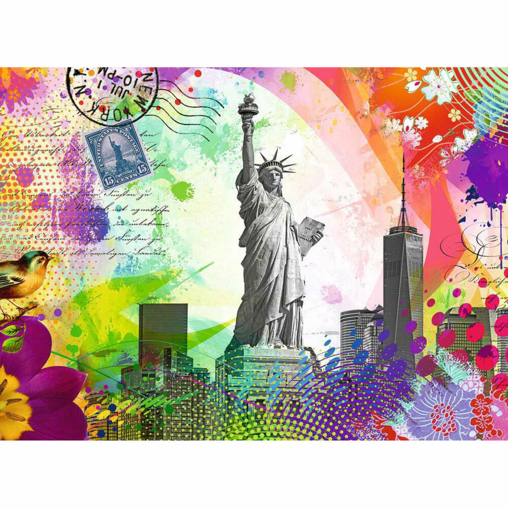 Ravensburger Postkarte aus New York, Kinderpuzzle, Kinder Puzzle, Premium Qualität, 500 Teile, 17379