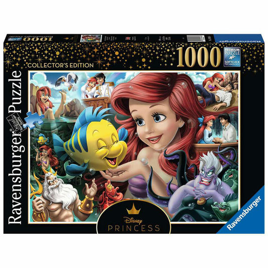 Ravensburger Arielle die Meerjungfrau, Disney, Puzzle, Erwachsenenpuzzle, Premium Qualität, 1000 Teile, 16963