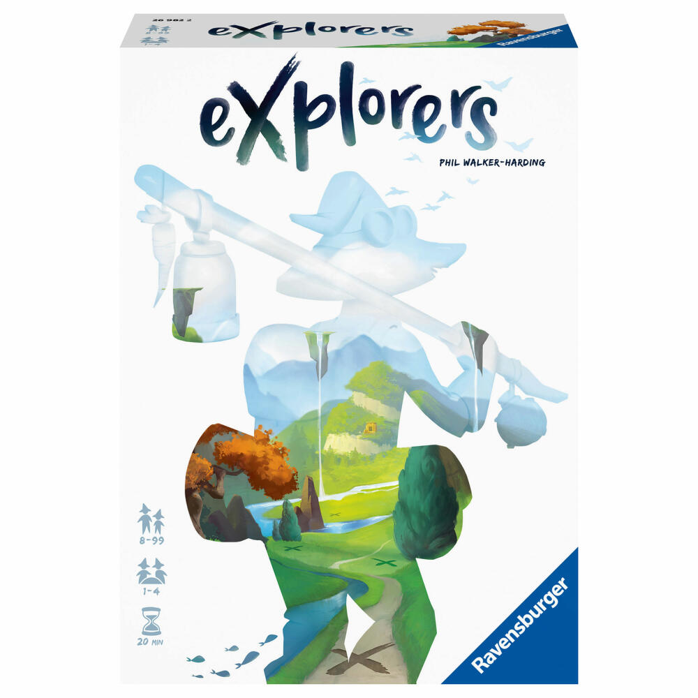 Ravensburger Gesellschaftsspiele Explorers, Familienspiel, Strategiespiel, Strategie Spiel, 26982