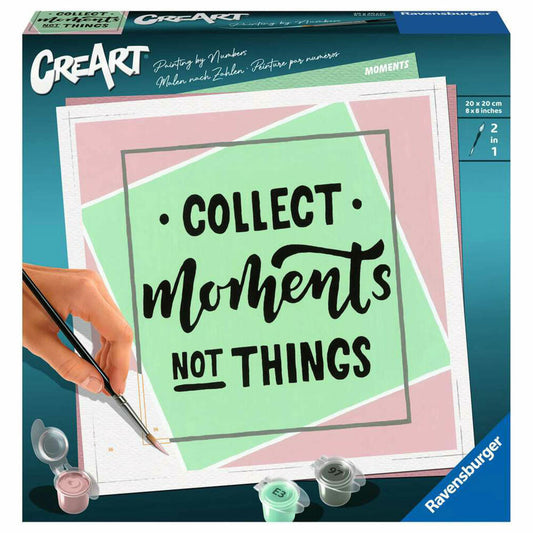 Ravensburger CreArt Collect Moments, not Things, Malen nach Zahlen, Malset, Malvorlage, 20270