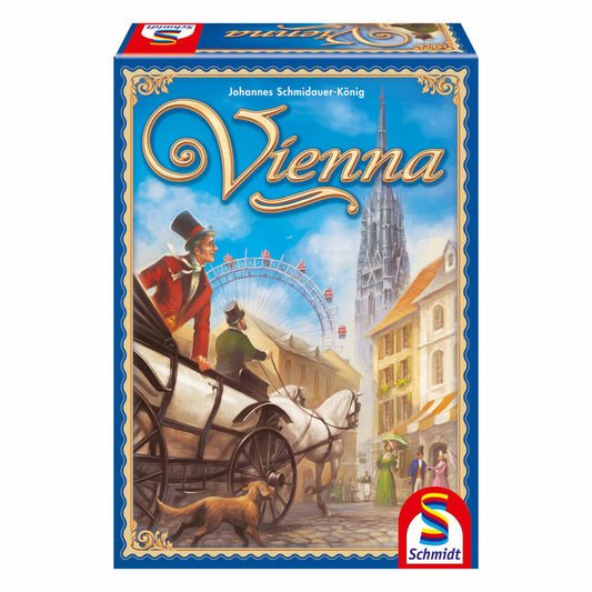 Schmidt Spiele Vienna, Familienspiel, Brettspiel, Würfelspiel, 3 bis 5 Spieler, 49305