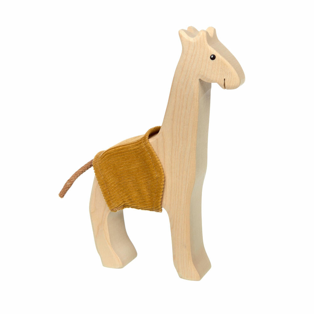 sigikid Cudly Wudly Holztier Giraffe, Holzfigur, Spielfigur, Holzspielzeug, Spielzeug, Dekoration, 39393