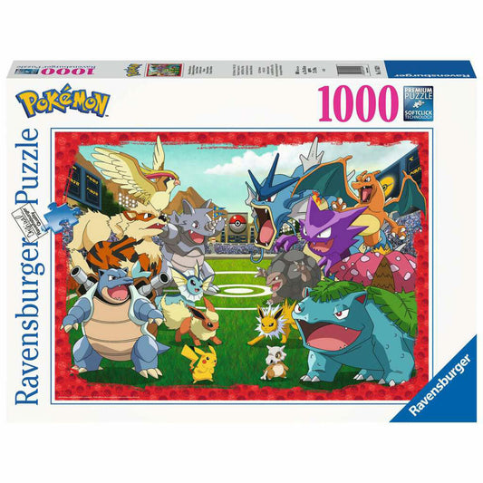 Ravensburger Pokémon Kräftemessen, Puzzle, Erwachsenenpuzzle, Kinderpuzzle, Premium Qualität, 1000 Teile, 17453