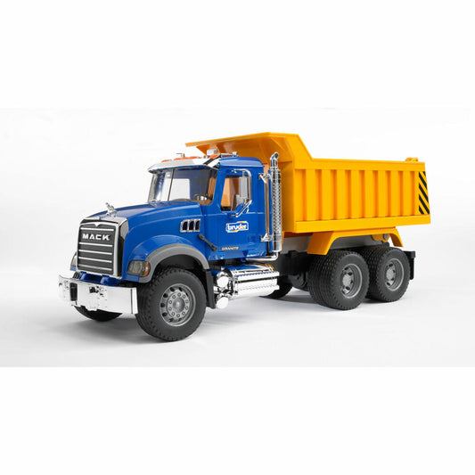 Bruder Baufahrzeuge MACK Granite LKW, mit Kippmulde, Modellfahrzeug, Modell Fahrzeug, Spielzeug, 02815