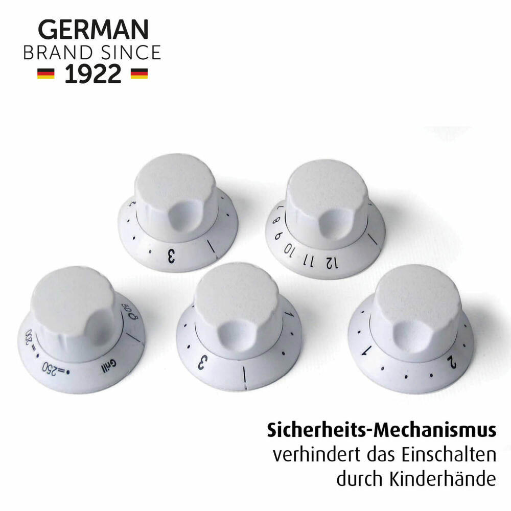 reer Herdschutzknopf-Set, 5er Set, Herdschutz, Kindersicherung, Kinder Sicherung, für alle gängigen Herde, 7998