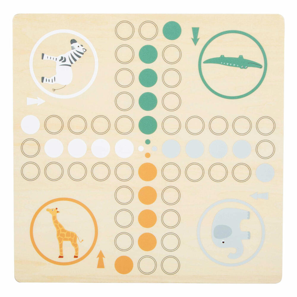 Legler Small Foot Ludo Safari, Spielzeug, ab 4 Jahre, 11697