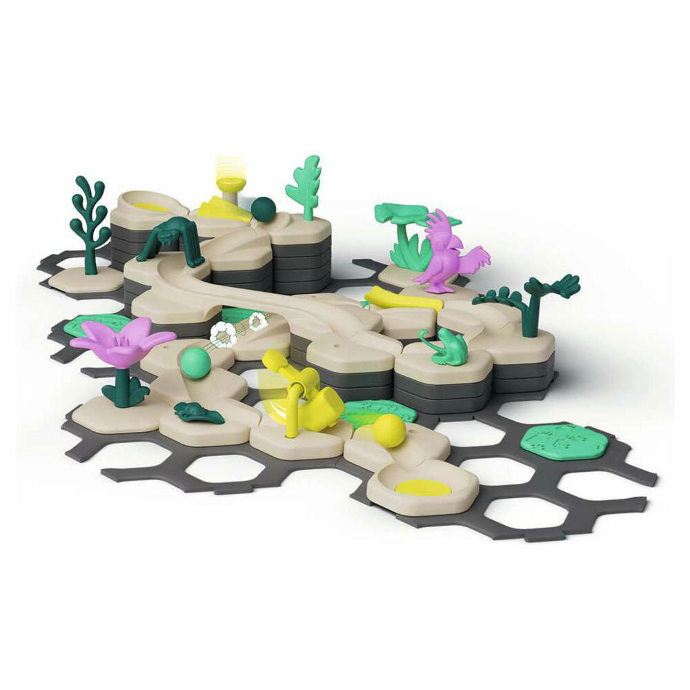 Ravensburger GraviTrax Junior Starter-Set L Jungle, Kugelbahnsystem, Kugelbahn, Bausatz, ab 3 Jahren, 27499