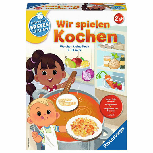 Ravensburger Spielend Erstes Lernen Wir spielen Kochen, Lernspiel, Kinderspiel, Kinder Spiel, 24734