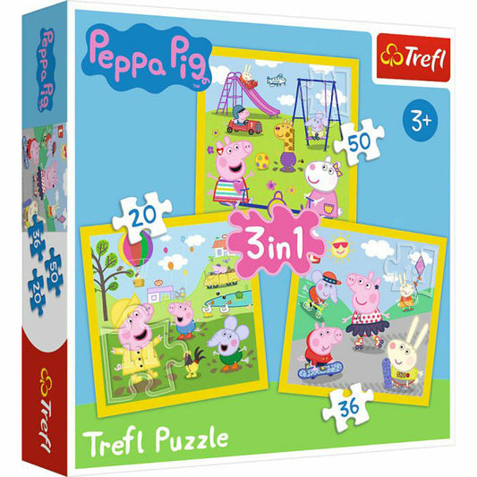 Trefl 3 in 1 Puzzle - Peppa Pig