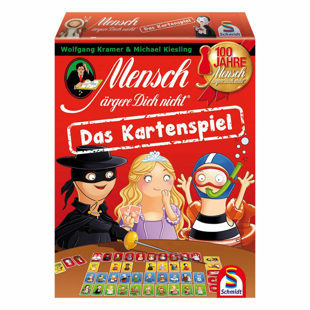 Schmidt Spiele Mensch ärgere Dich nicht, Das Kartenspiel Familienkartenspiel, Kartenspiel, Karten, 2 bis 4 Spieler, 75020
