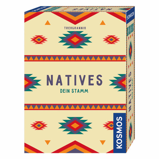 KOSMOS Natives, Kartenspiel, Strategiespiel, Strategie Karten Spiel, Ureinwohner und Stammesvölker, ab 10 Jahren, 695033