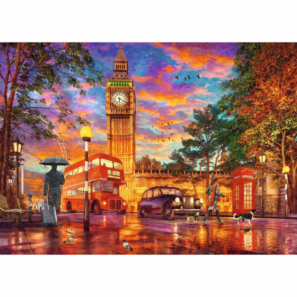 Ravensburger Puzzle Sonnenuntergang in London, Erwachsenenpuzzle, 1000 Teile, ab 14 Jahren, 17141