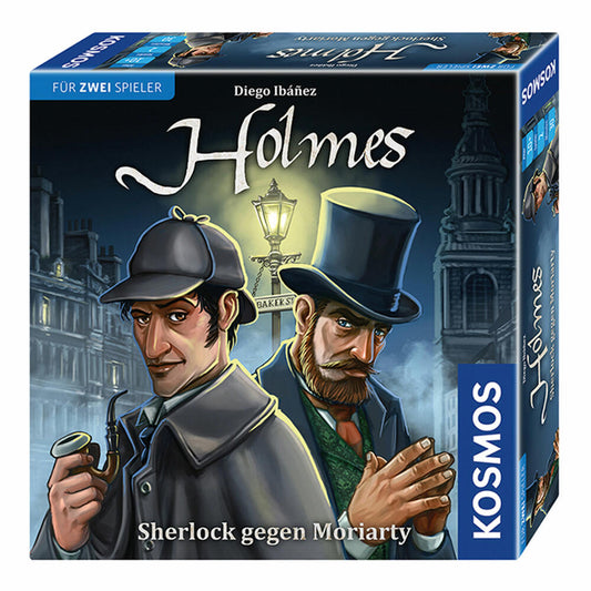 KOSMOS Holmes , Detektiv-Spiel, Strategiespiel, Spiel für Zwei, ab 10 Jahren, 692766