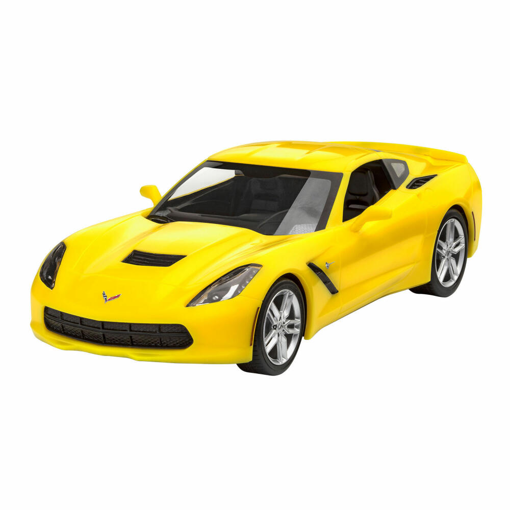 Revell Modellbausatz 2014 Corvette Stingray, Sportwagen, Easy-Click-System, ohne Kleben, 38 Teile, ab 10 Jahren, 07449