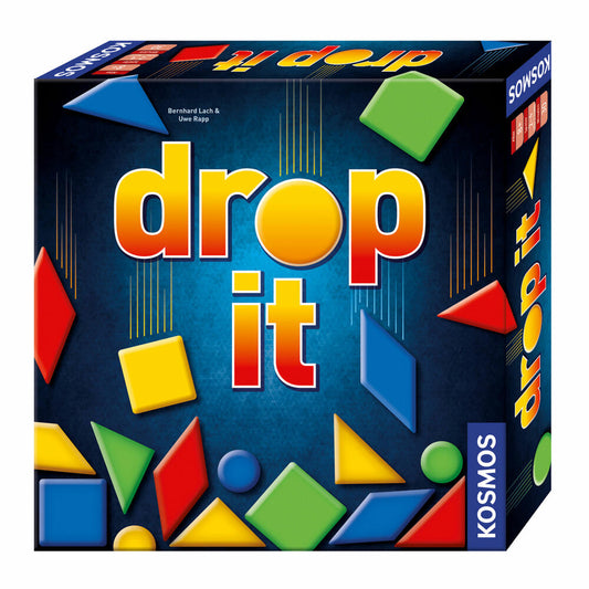 KOSMOS Drop It, Brettspiel, Brett Spiel, Geschicklichkeit und Taktik, ab 8 Jahren, 692834