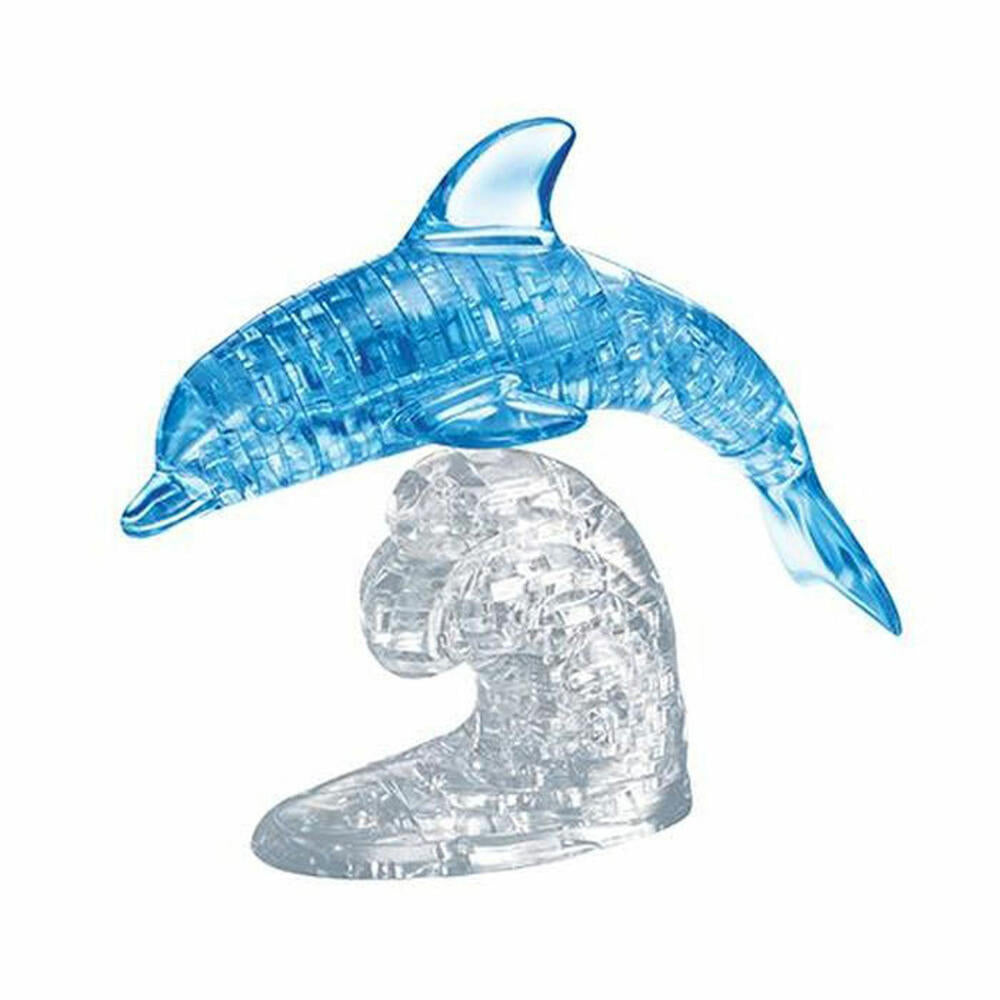 HCM 3D Crystal Puzzle - Delfin blau 100 Teile