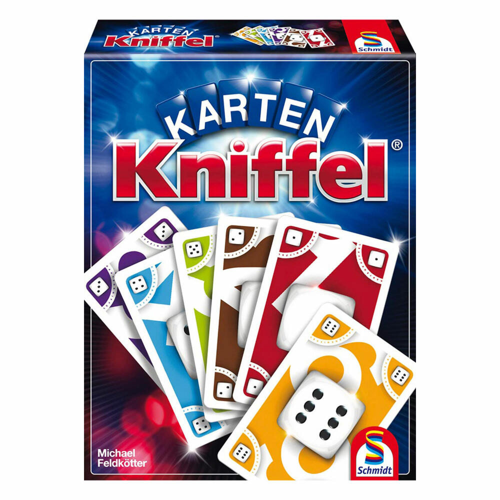 Schmidt Spiele Karten Kniffel Familienkartenspiel, Kartenspiel, Karten, 2 bis 5 Spieler, 75025