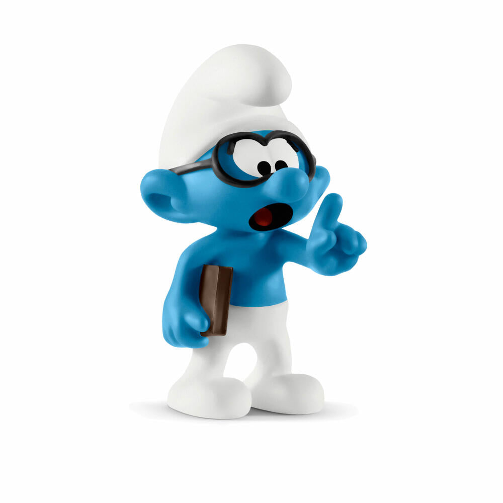 Schleich Smurfs Schlaubi Schlumpf, Schlümpfe, Spielfigur, Sammelfigur, 5.6 cm, 20812