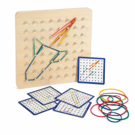 Legler small foot Geoboard, Kreativspielzeug, Geometrie, Spielzeug, Lernspielzeug, Holz, 11977