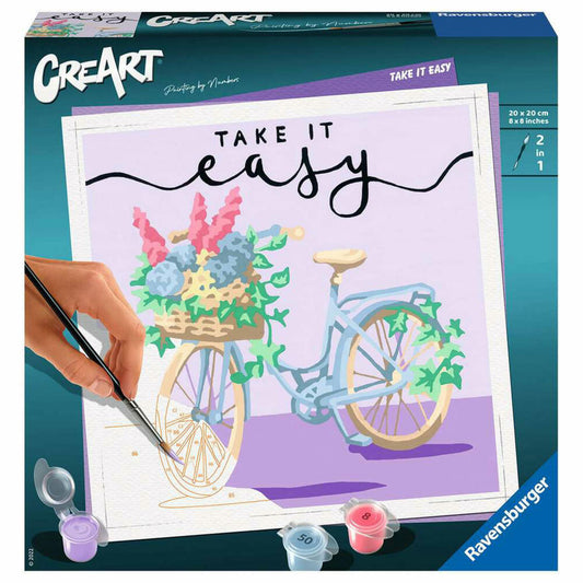 Ravensburger CreArt Take it easy, Malen nach Zahlen, Malset, Malvorlage, Malen, 20099