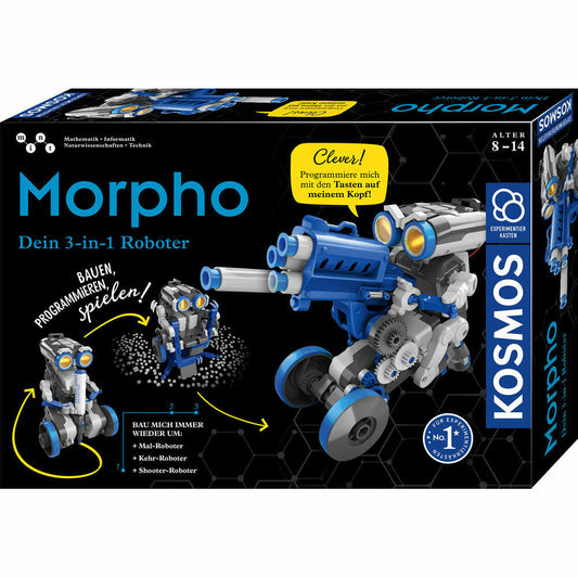 KOSMOS Morpho - Dein 3-in-1 Roboter, Spielzeug, Entdecken, Technik, Lernen, ab 8 Jahren, 620837
