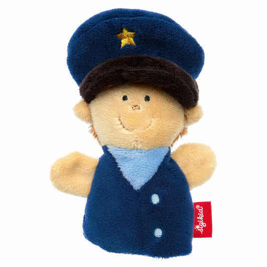 sigikid My Little Theatre Fingerpuppe Polizist, Finger Puppe, Spielpuppe, Puppentheater, 43009