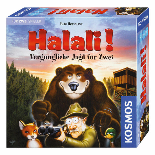 KOSMOS Halali! Vergnügliche Jagd für Zwei, Jagdspiel, Jagd Spiel, ab 8 Jahren, 691837