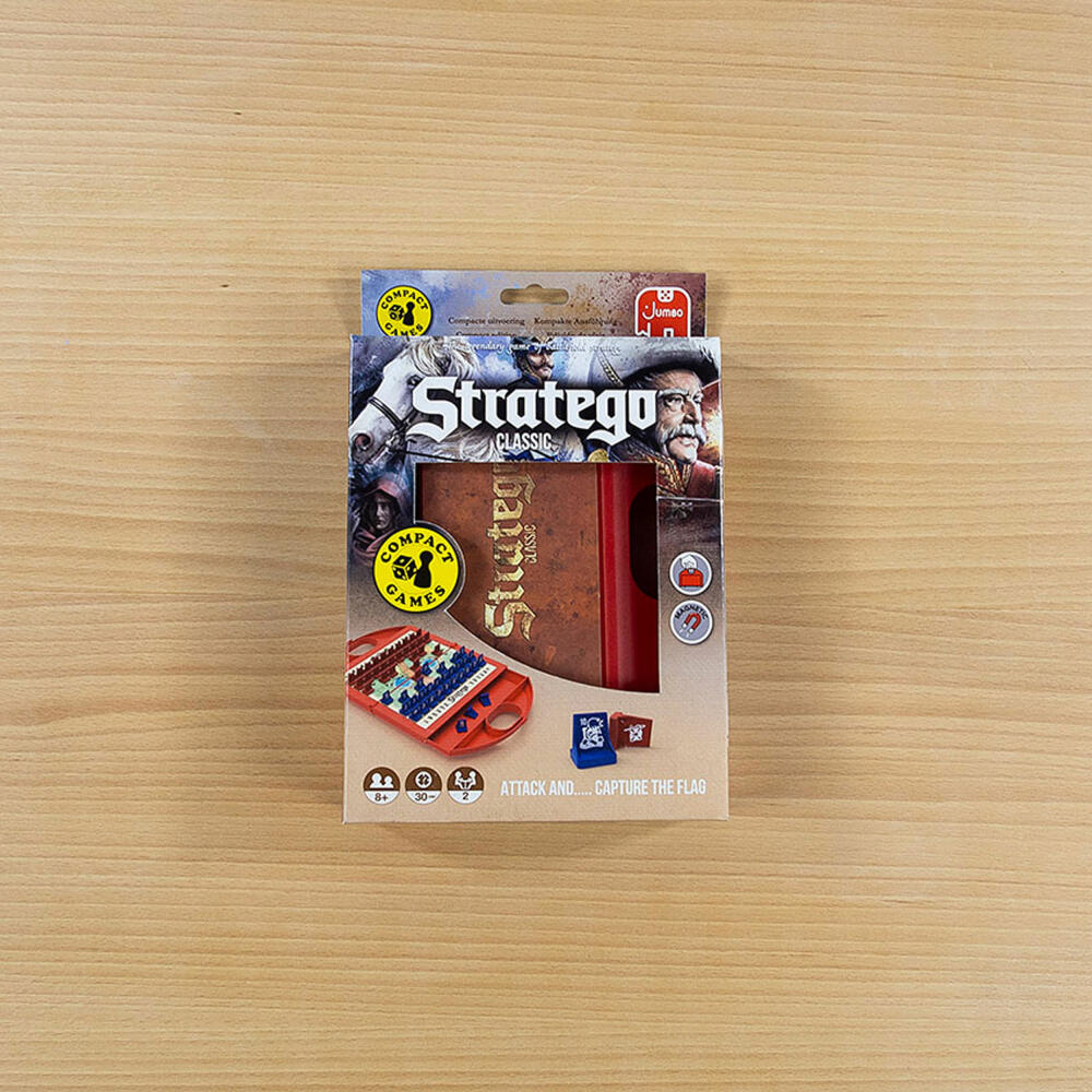 Jumbo Spiele Stratego Kompaktspiel, Strategiespiel, Gesellschaftsspiel, Reisespiel, Mitbringspiel, 19819