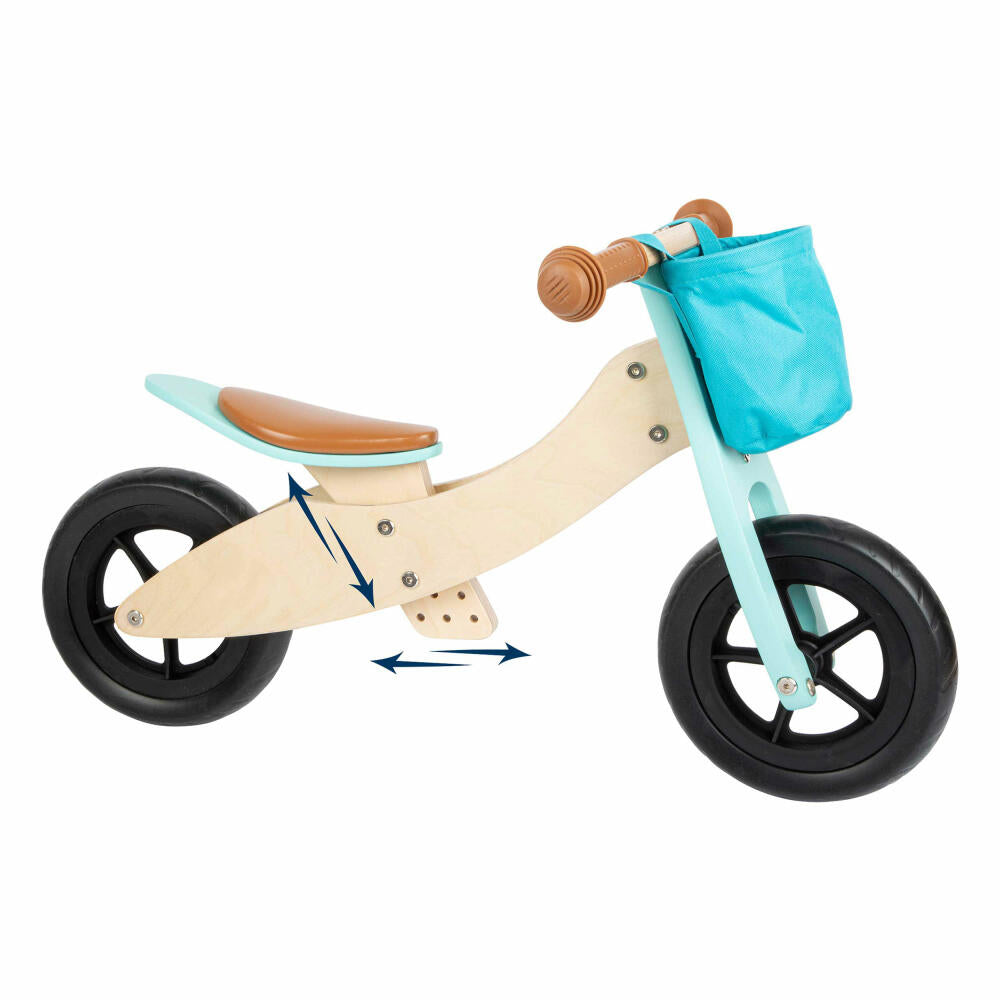 Legler Laufrad-Trike Maxi 2 in 1 Türkis, Spielzeug, ab 12 Monate, 11609
