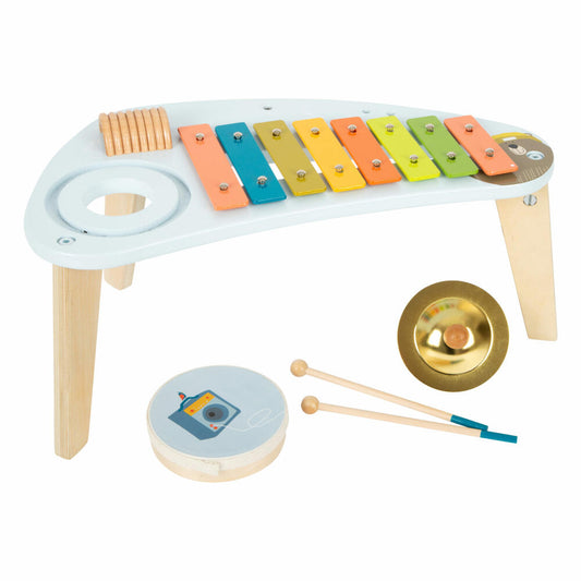 Legler Musiktisch Groovy Beats, Xylophon, Kinder-Instrument, Klangspiel, Holz, 12255
