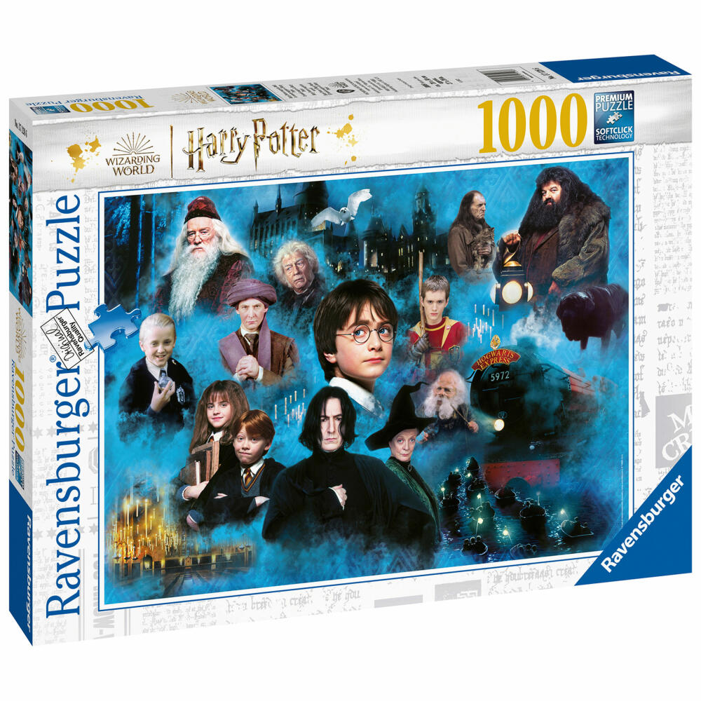 Ravensburger Harry Potters magische Welt, Erwachsenenpuzzle, Puzzle, 1000 Teile, 17128