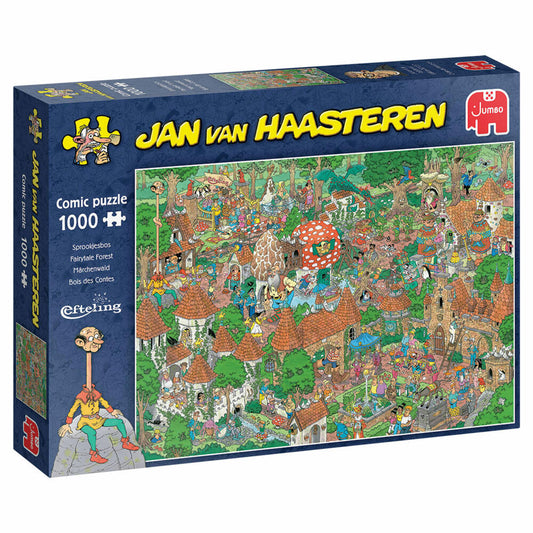 Jumbo Spiele Jan van Haasteren - Märchenwald, Puzzle, Erwachsenenpuzzle, Puzzlespiel, 1000 Teile, 20045